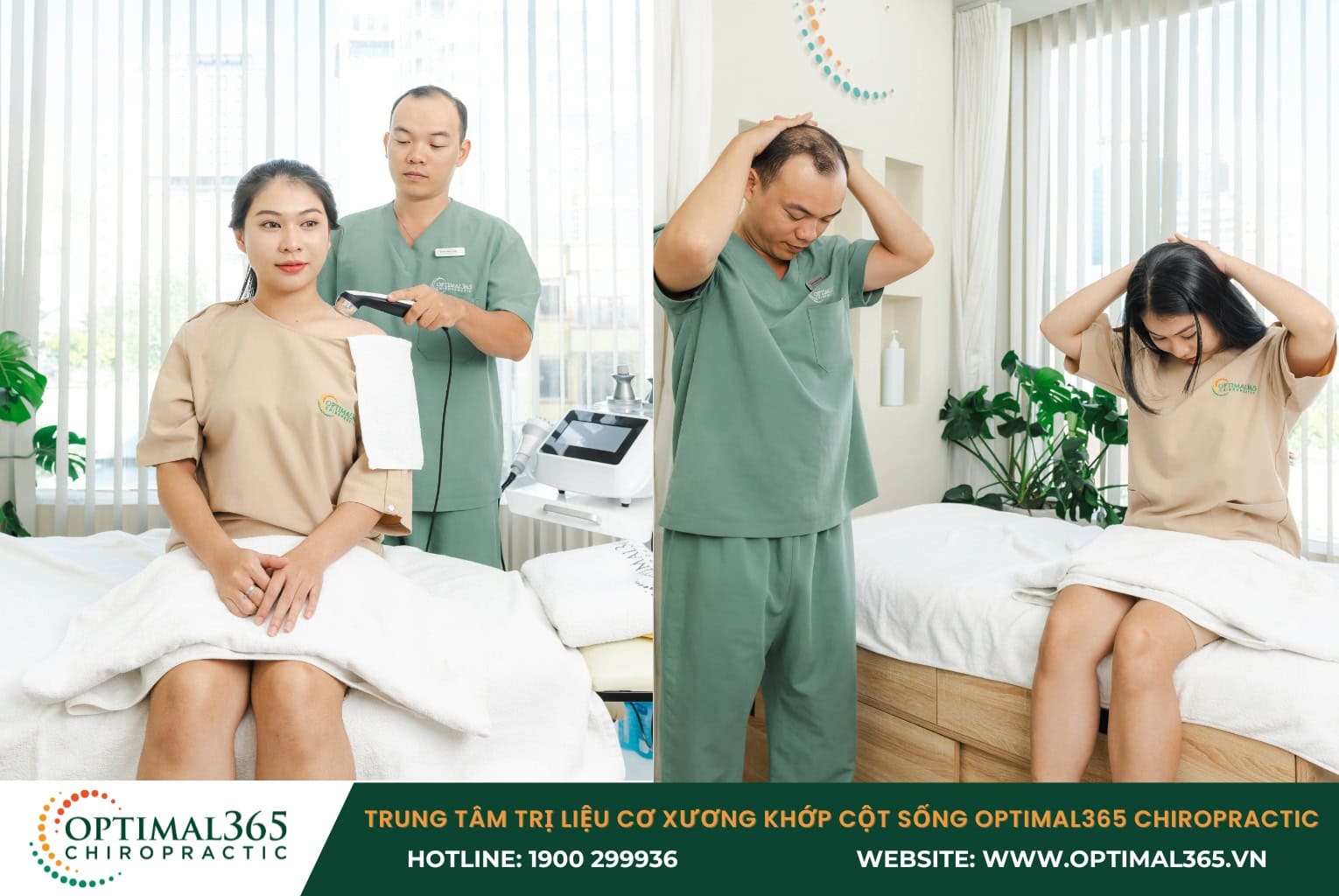 Phác đồ điều trị chữa đau lưng do thoát vị đĩa đệm chuyên sâu tại Optimal365 Chiropractic