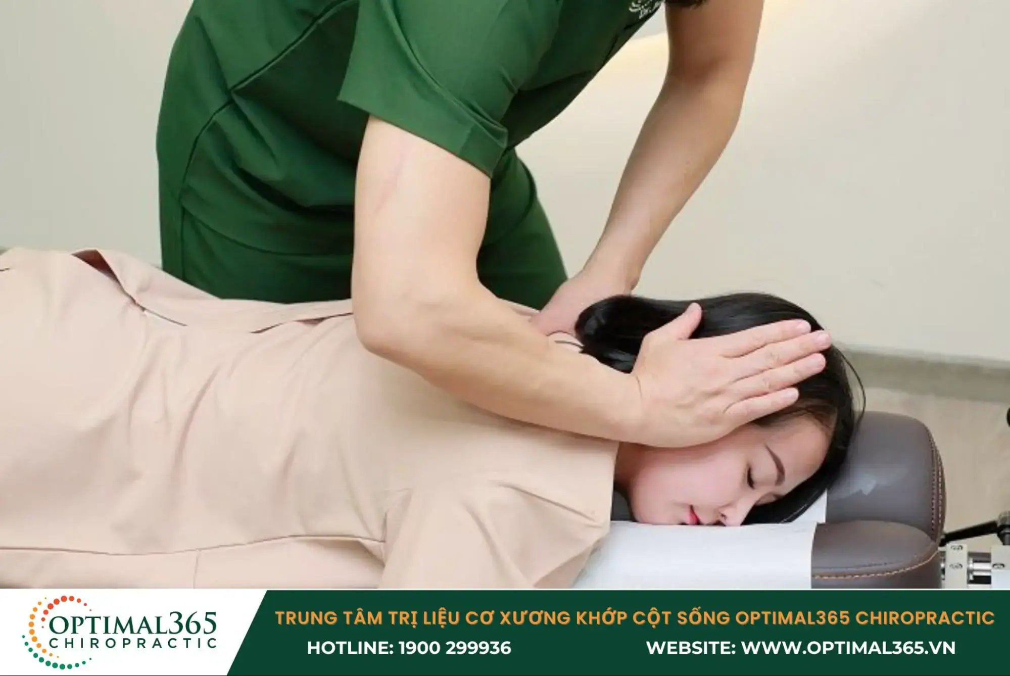 Trị liệu đau cổ vai gáy an toàn - hiệu quả cao tại Optimal 365 Chiropractic