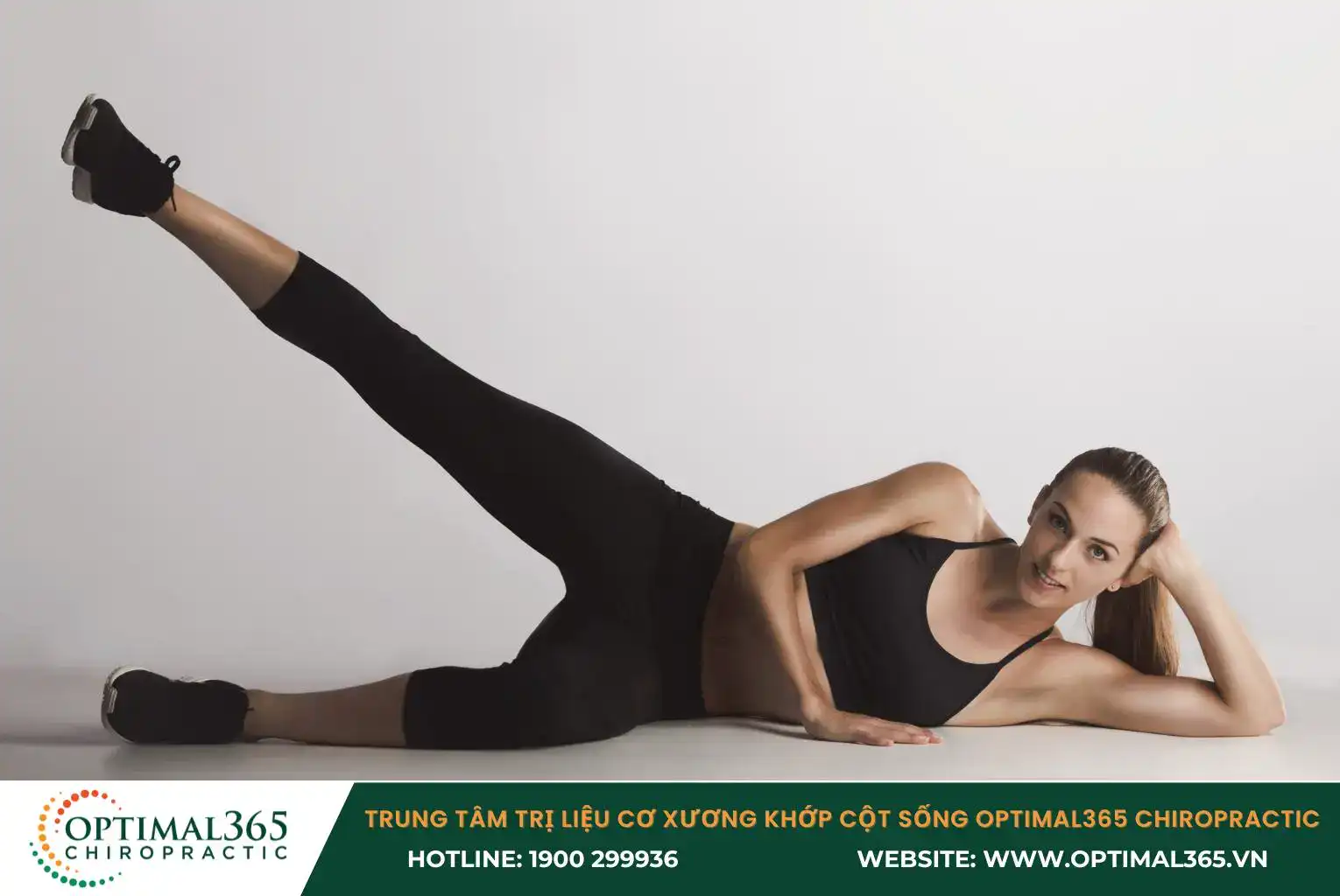 Bài tập nằng nghiêng nâng chân tăng sức mạnh cơ hông