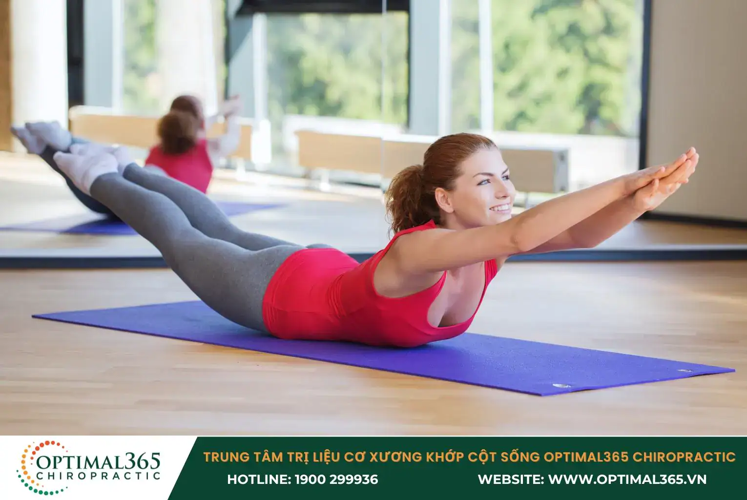 Bài tập tư thế siêu nhân kéo giãn cột sống