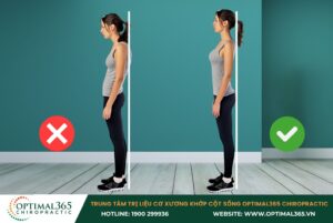 Đứng dựa lưng vào tường