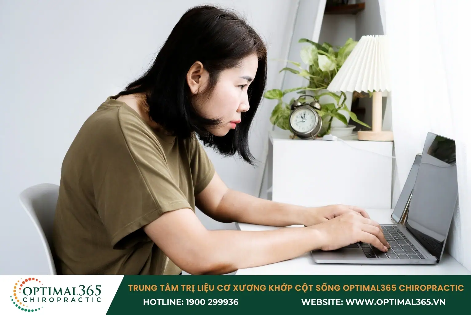 Vẹo cột sống do hoạt động sai tư thế