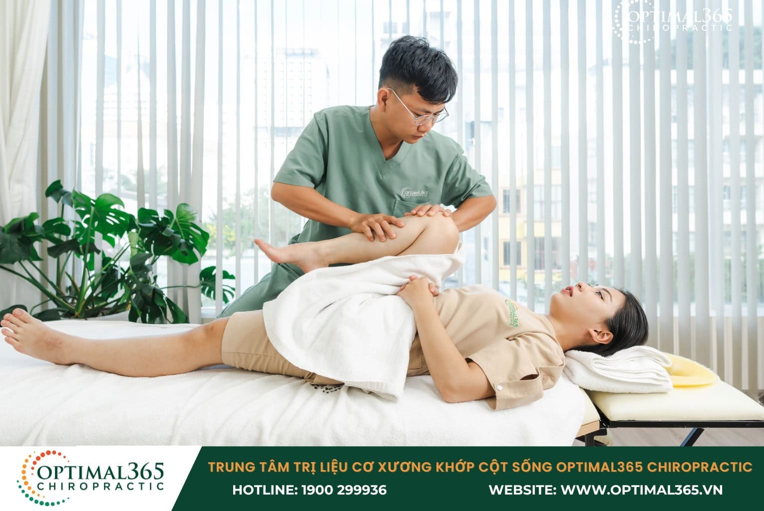 Phác đồ điều trị đau khớp đầu gối tại Optimal365 Chiropractic