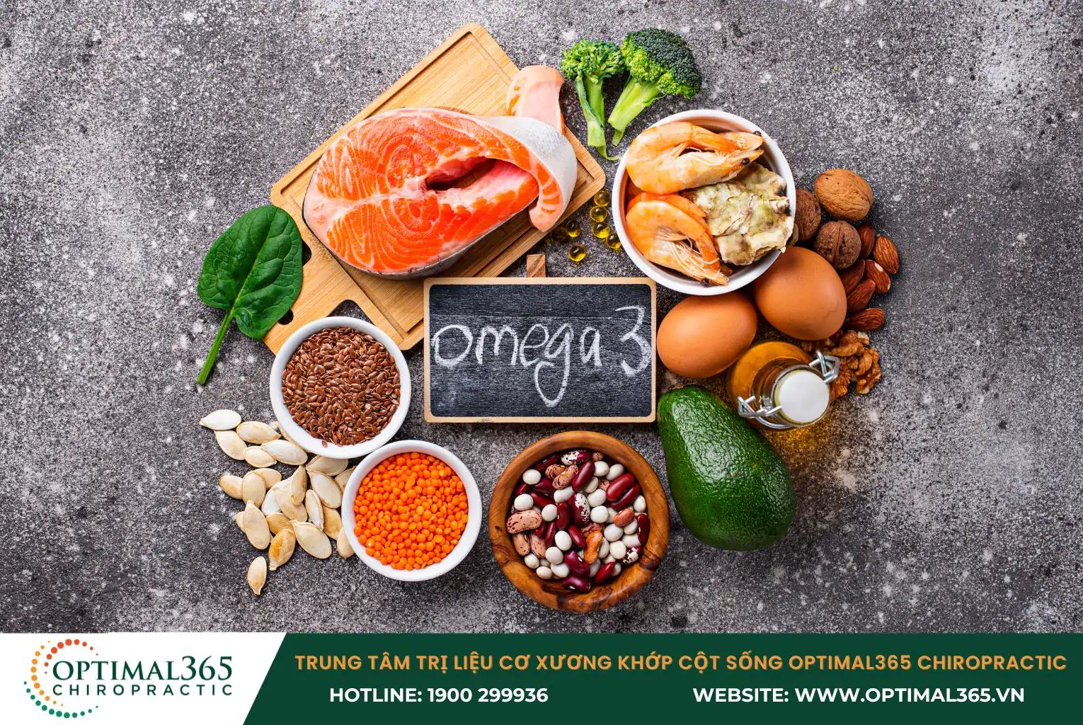  Omega-3 có tác dụng chống viêm mạnh mẽ, giúp giảm sưng và đau nhức ở khớp