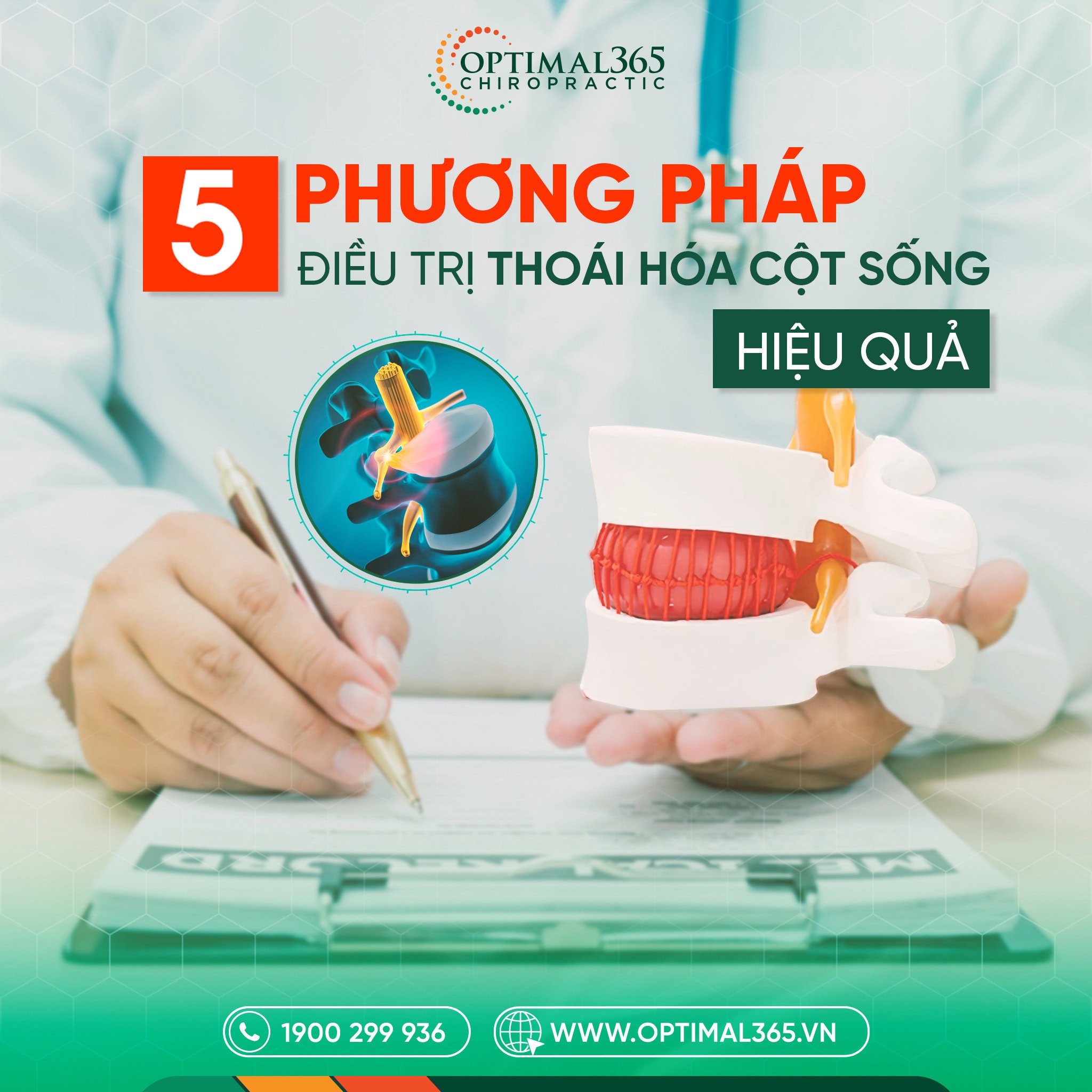 Thoái hóa cột sống: Phương pháp Y học bổ trợ an toàn, hiệu quả