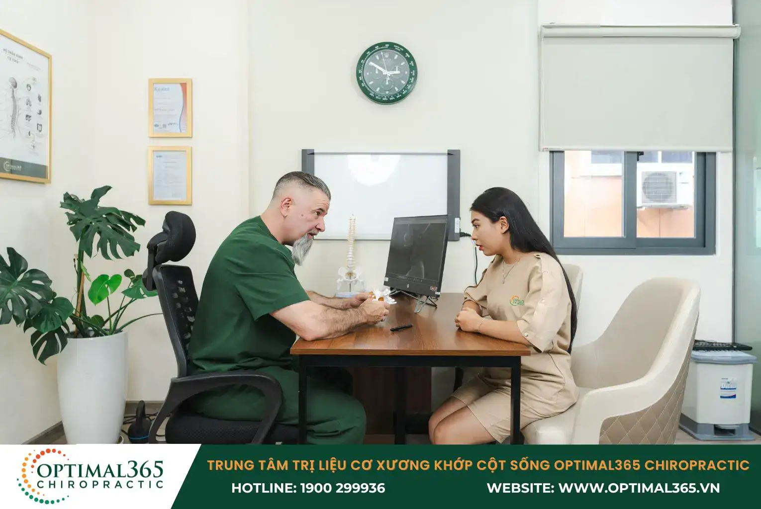 Khám và điều trị đau khớp gối chuyên sâu tại Optimal365 Chiropractic