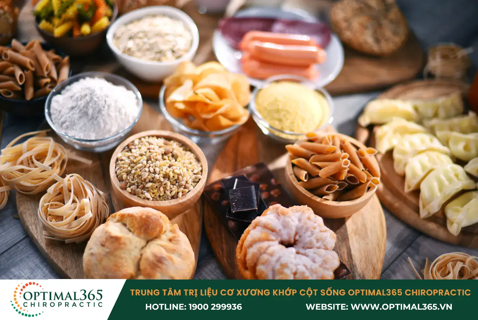 Các loại thực phẩm chứa gluten như lúa mì, lúa mạch đen và đại mạch