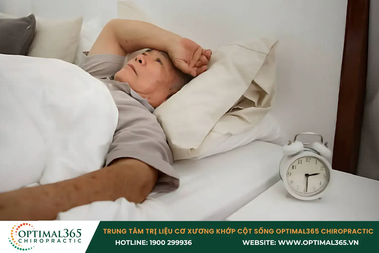 Thoái hóa cột sống ảnh hưởng đến hệ hô hấp gây khó thở khi nằm và làm gián đoạn giấc ngủ