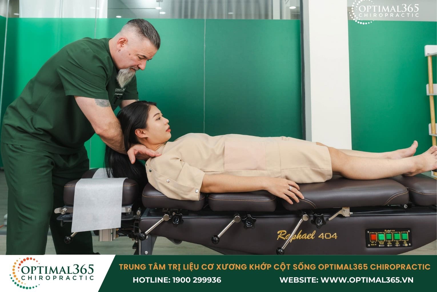 Cá nhân hóa phác đồ điều trị thoát vị đĩa đệm chèn dây thần kinh tại Optimal365 Chiropractic.