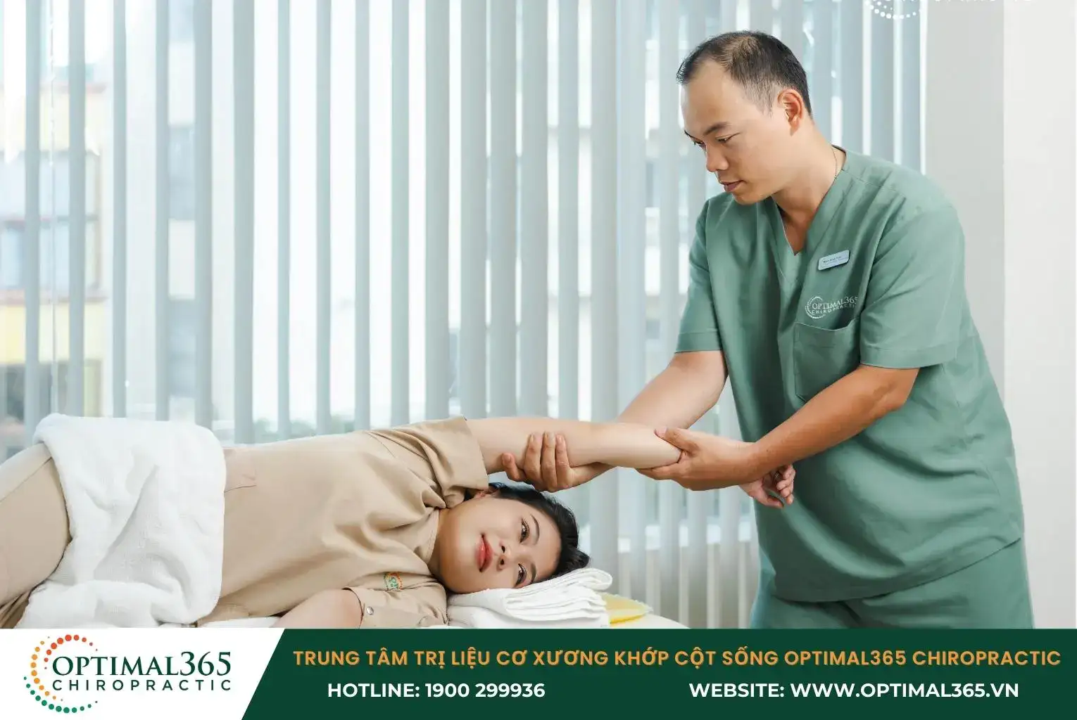 Điều trị chấn thương vai hiệu quả tại Optimal365 Chiropractic