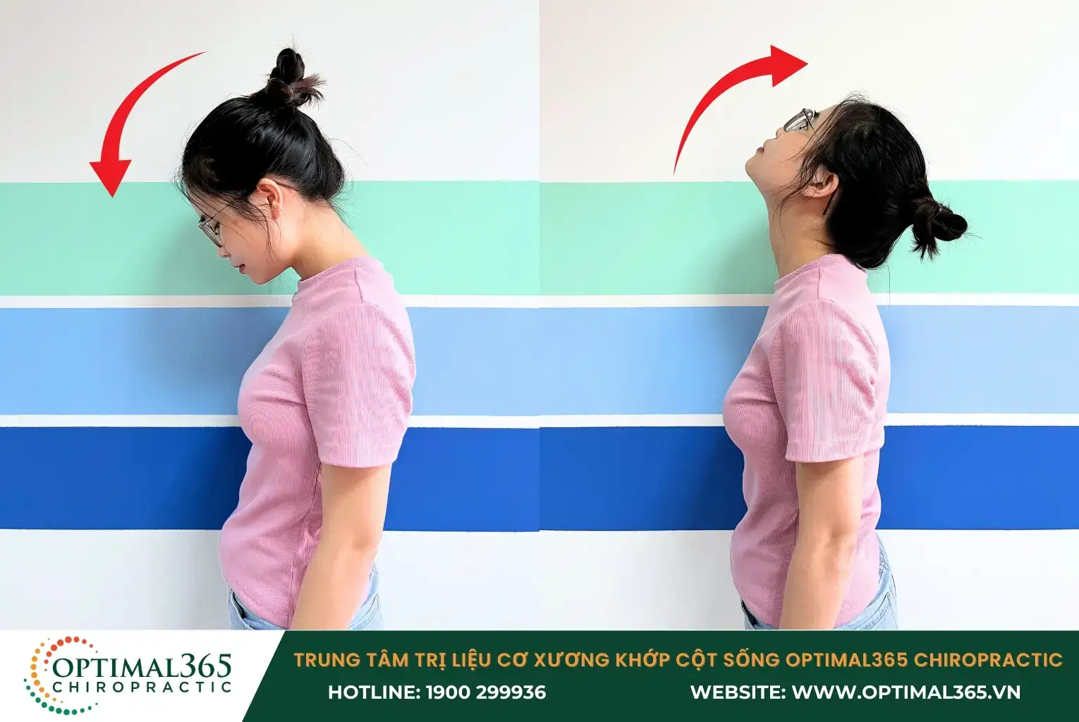 Bài tập cúi gập giúp giảm căng cứng cơ cổ