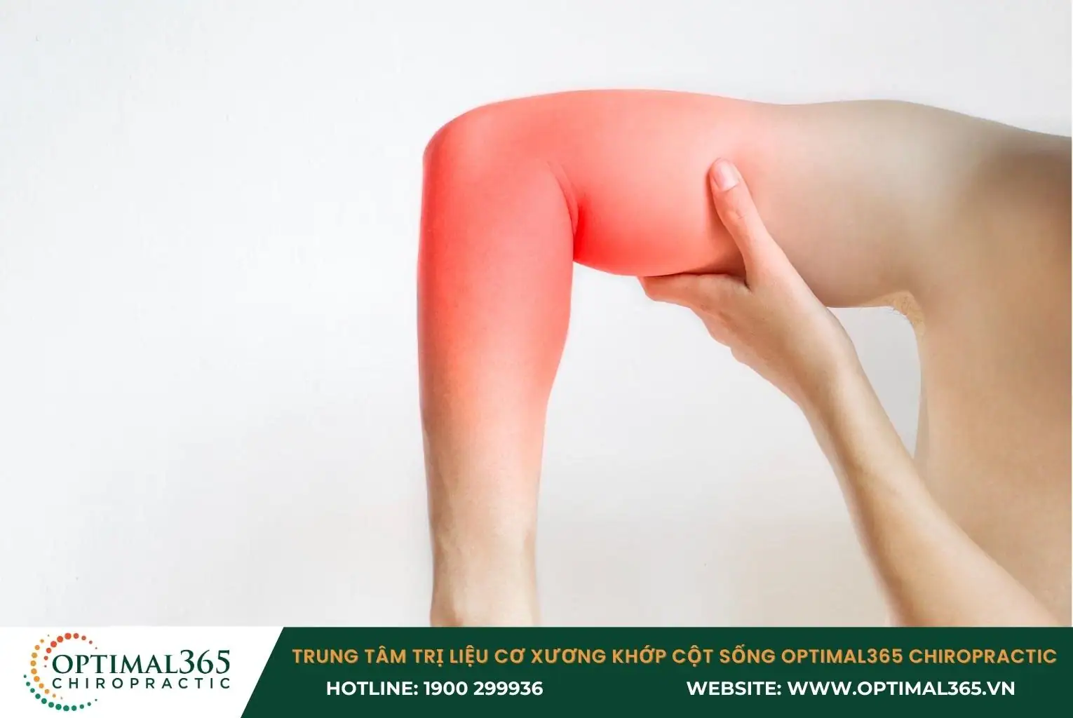 Viêm điểm bám gân gây đau nhức, sưng tấy, yếu chi