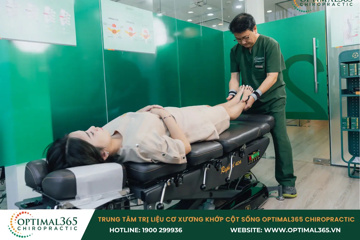 Optimal365 Chiropractic - Trung tâm Trị liệu cơ Xương khớp Chiropractic kết hợp với liệu trình phục hồi chức năng