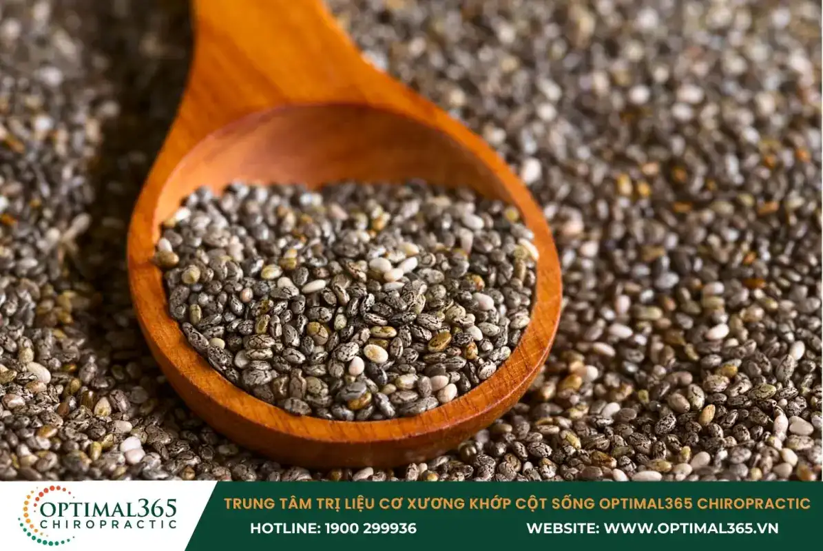 Hạt chia giàu magie và phốt pho tốt cho xương khớp