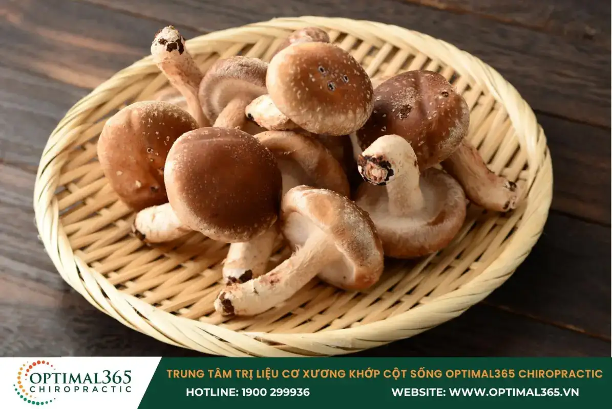 Nấm hương giàu chất chống oxy hóa và vitamin D hạn chế thoái hóa xương
