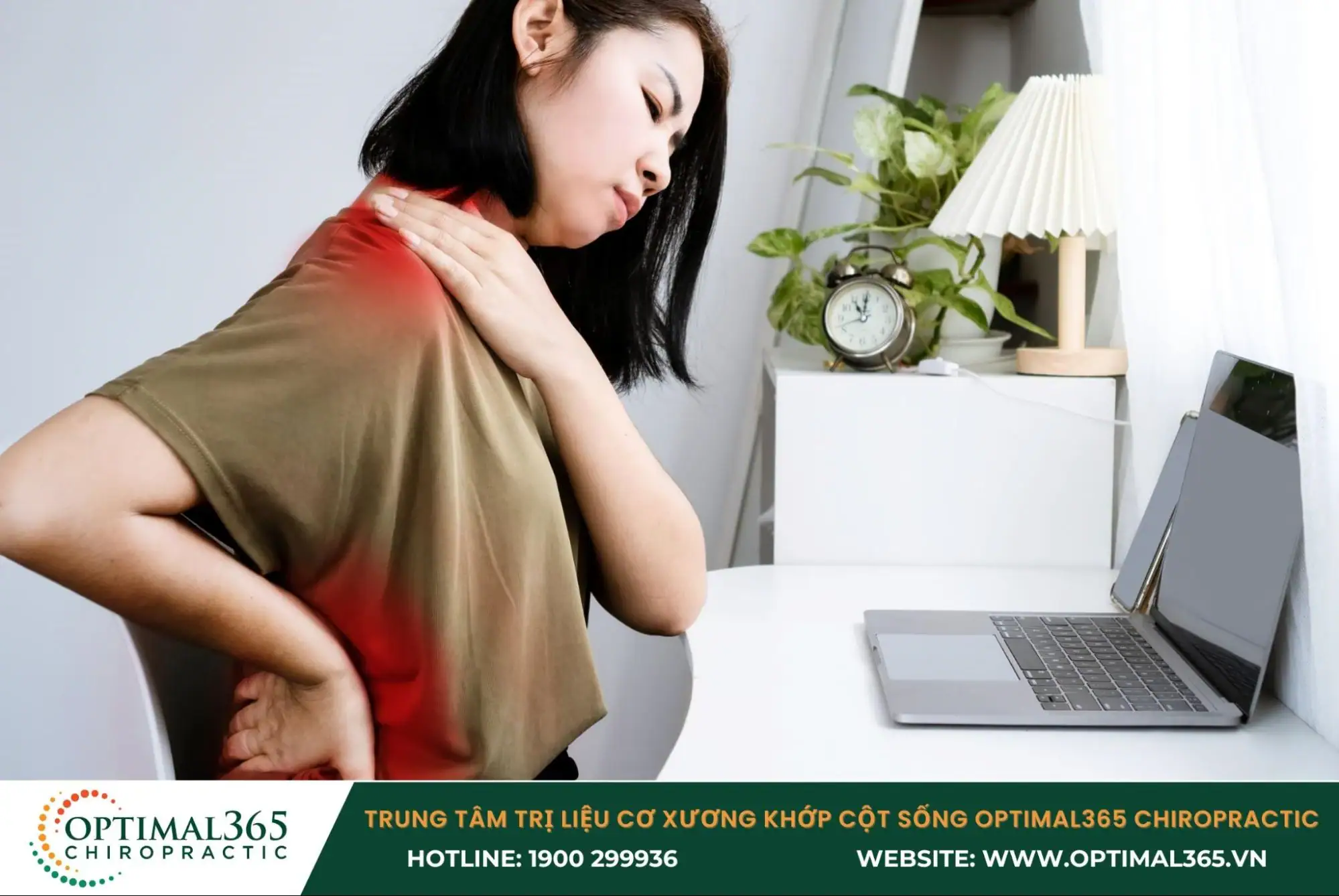 Đau lưng vị trí gần cổ dẫn đến tê bì, đau nhức về lâu dài