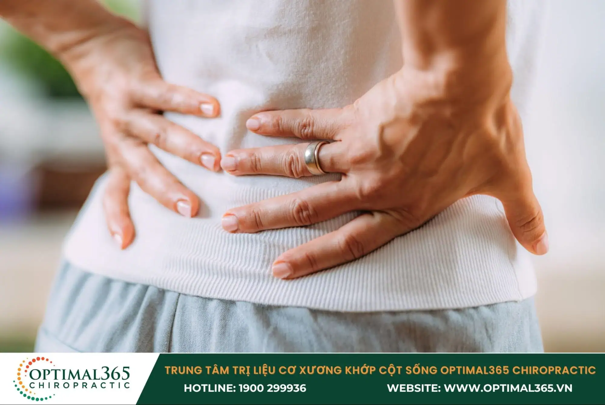 Thoát vị đĩa đệm có thể gây đau lưng vùng gần lưng dưới