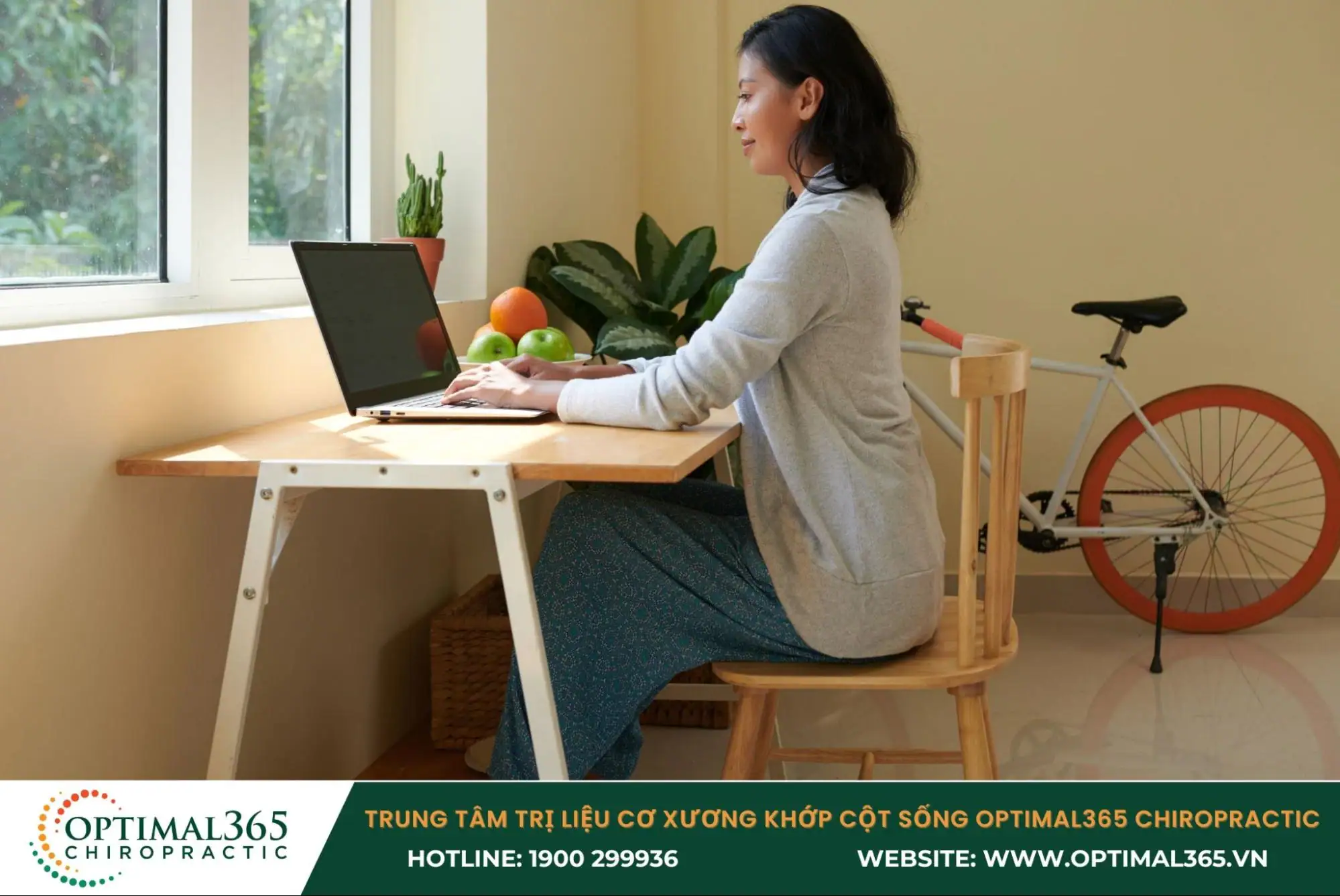 Lựa chọn bàn ghế khi ngồi giúp chăm sóc tốt cho cột sống