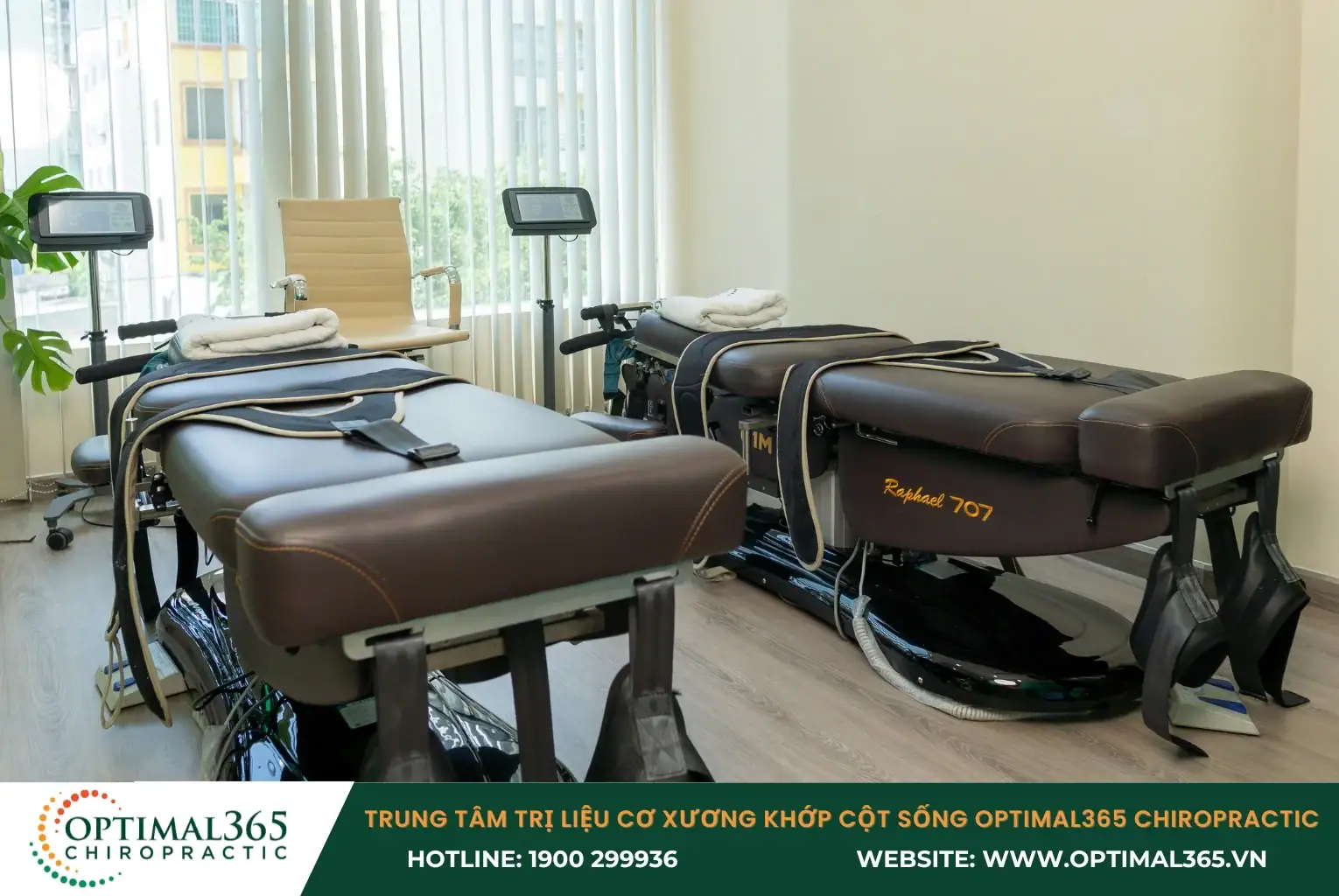Optimal365 Chiropractic trang bị hệ thống thiết bị y tế hiện đại