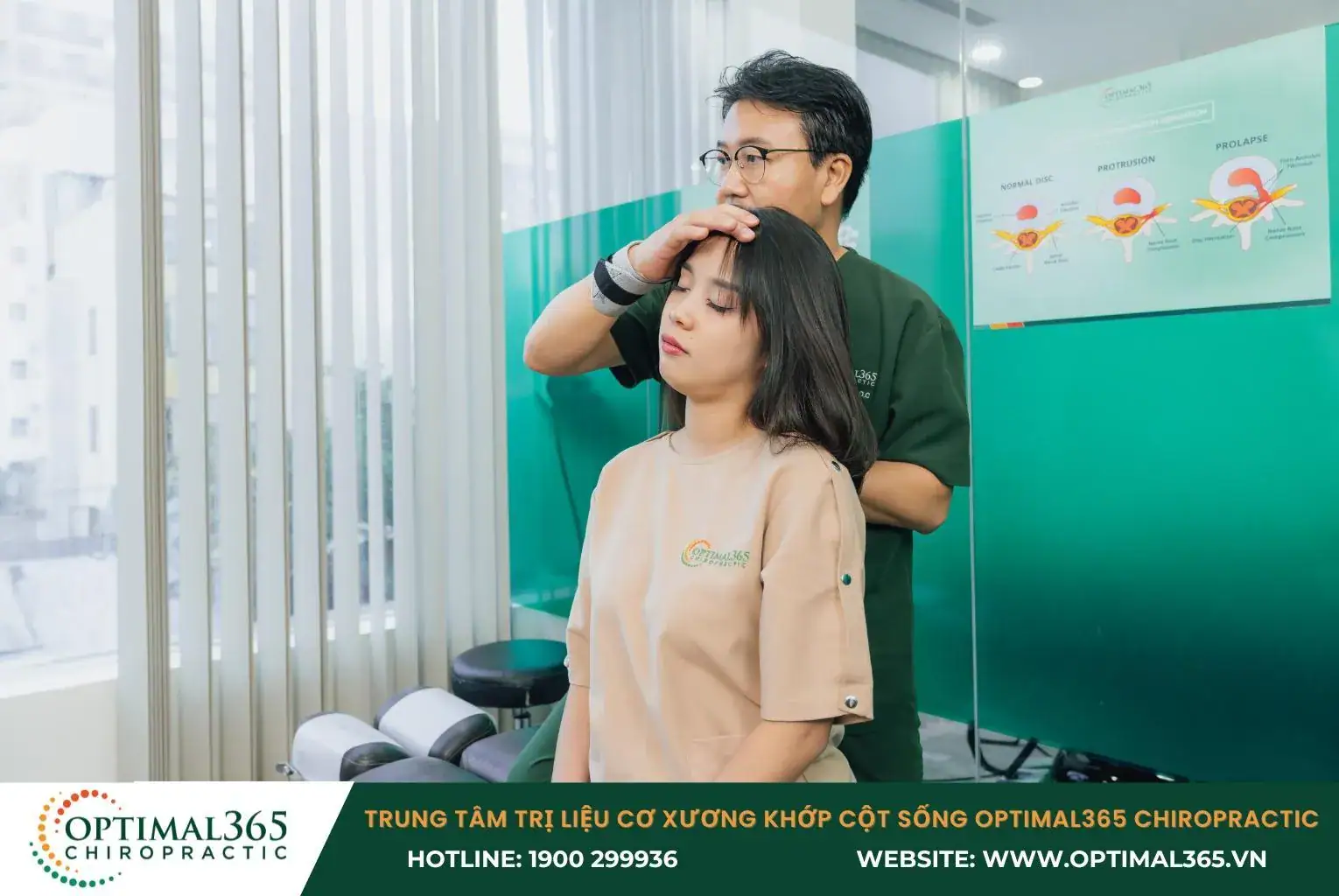 Trị liệu hẹp ống sống bằng Chiropractic tại Optimal365