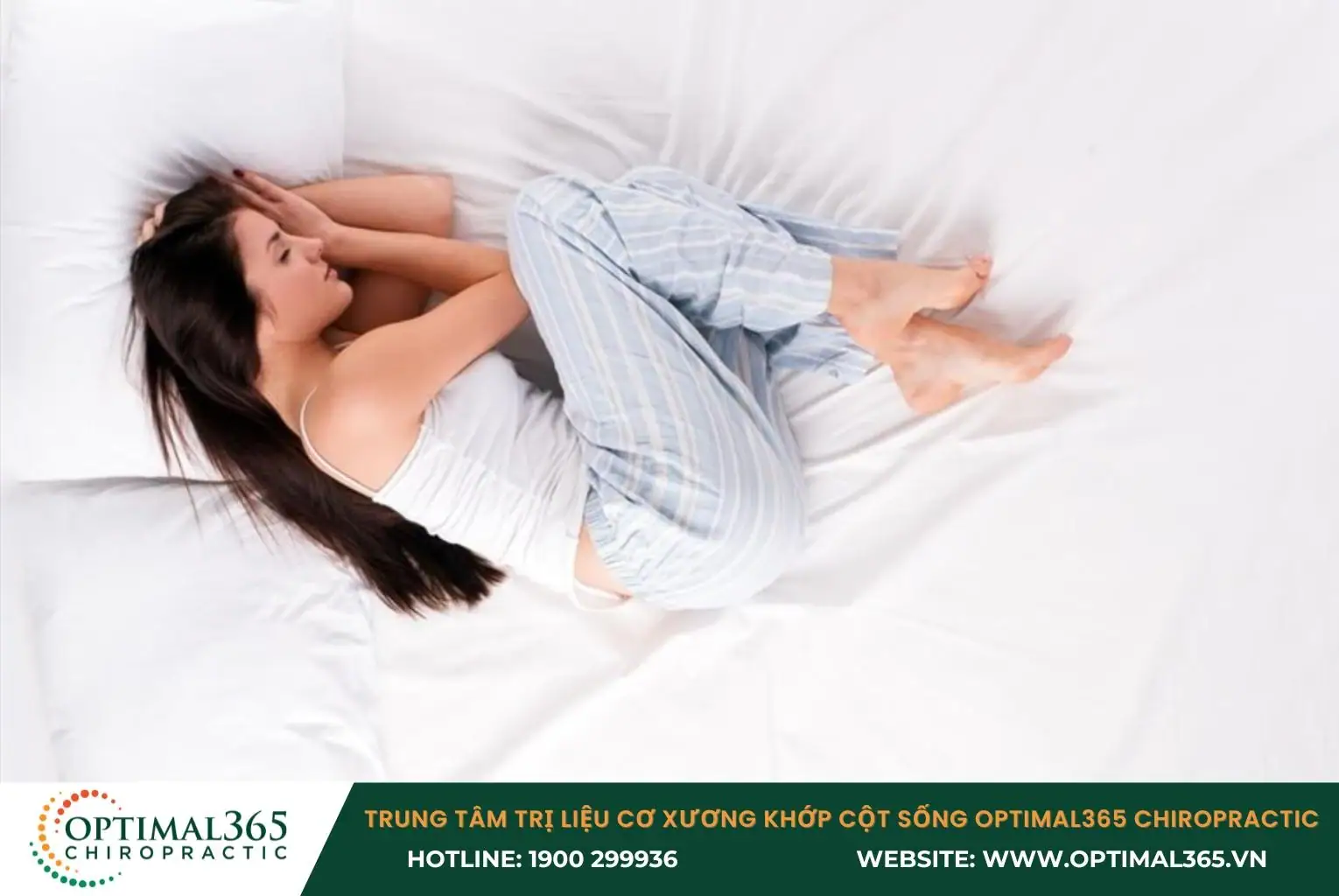 Tư thế ngủ uốn cong kiểu thai nhi