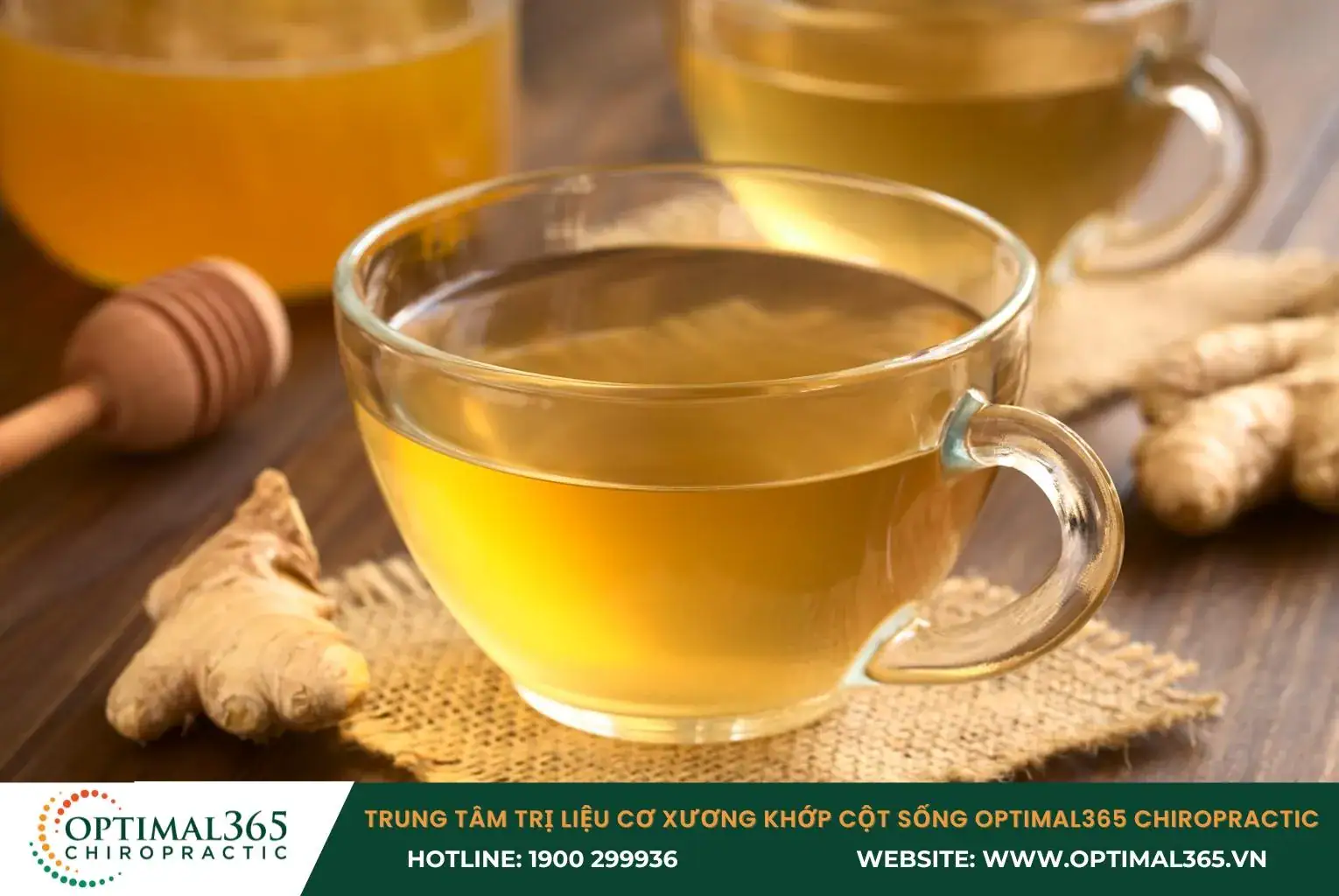 Trà gừng giúp giảm đau đầu, an thần hiệu quả