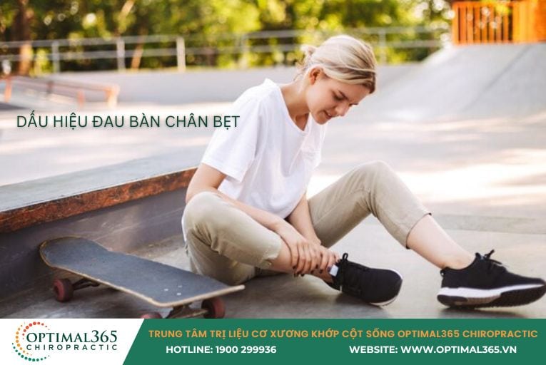 dấu hiệu đau bàn chân bẹt