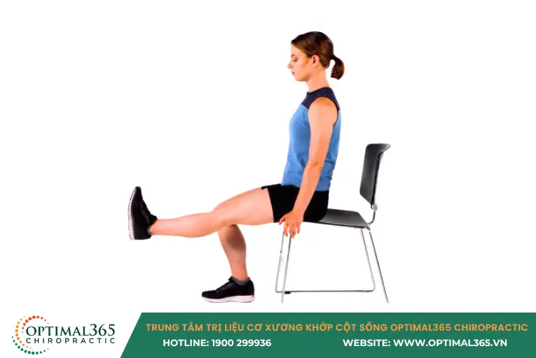 Ngồi duỗi thẳng gối (Seated Knee Extension)
