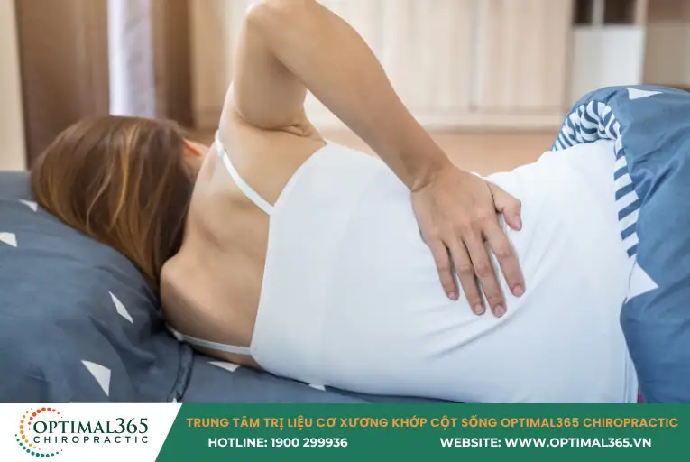 bị đau thắt lưng khi nằm ngửa