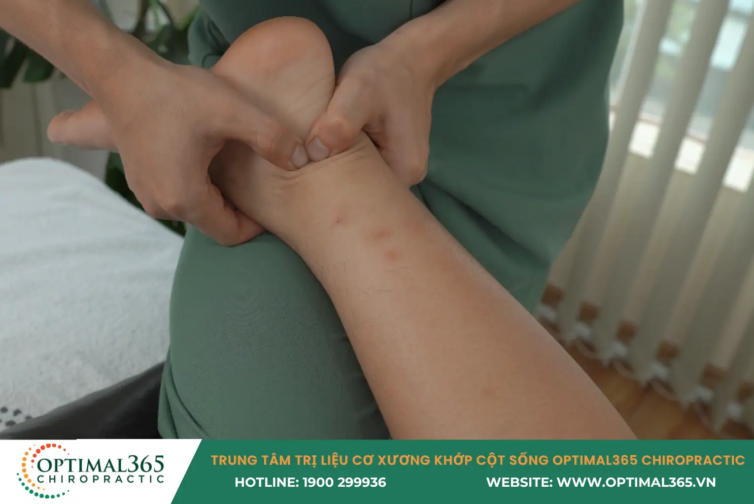 trị liệu cơ chuyên sâu trong điều trị đau cổ chân