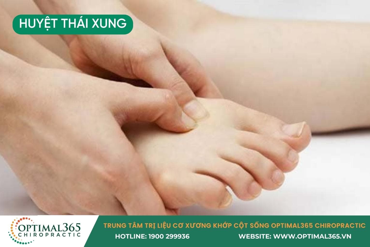 Vị trí huyệt Thái Xung (LV3) trên mu bàn chân.