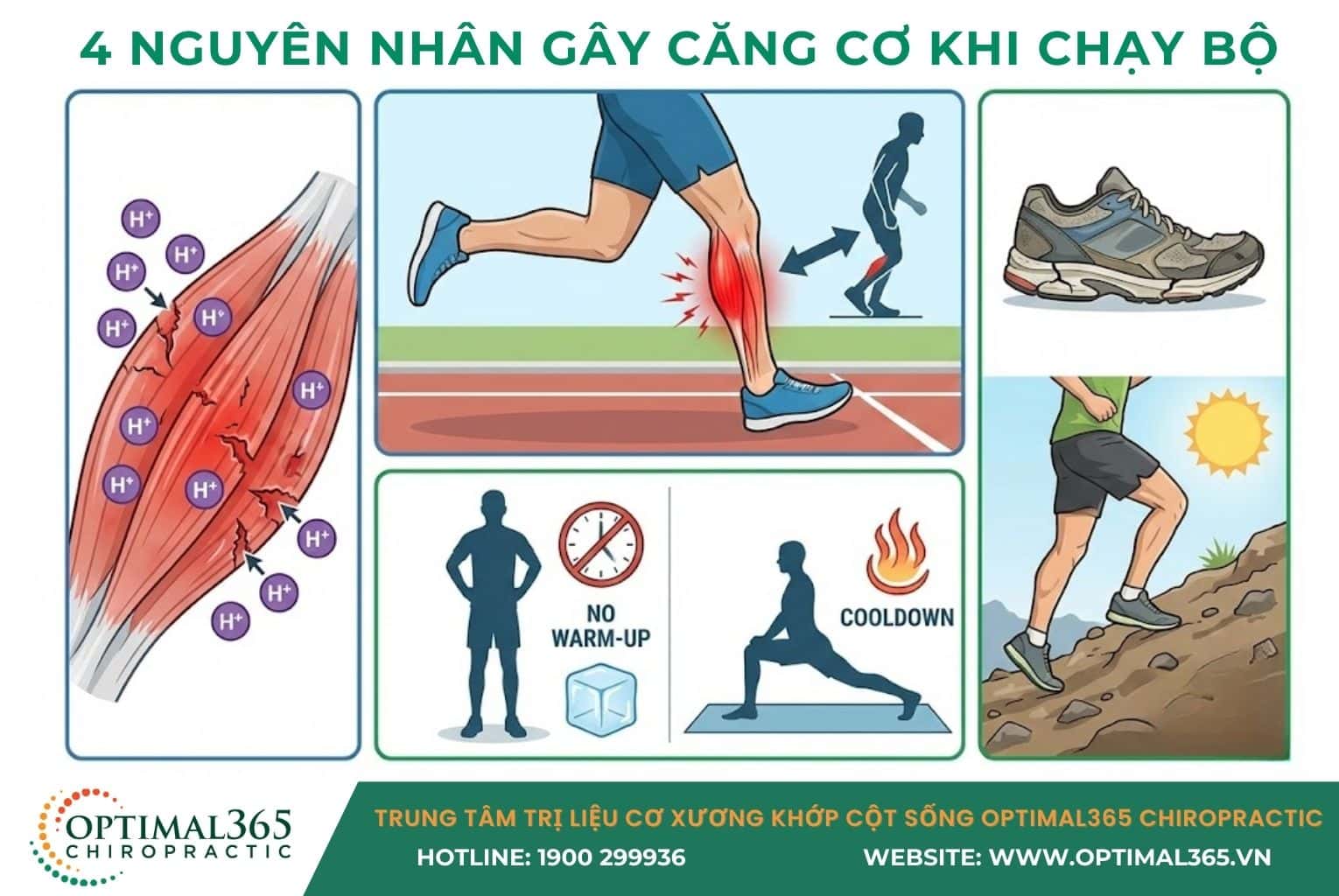 4 nguyên nhân gây căng cơ khi chạy bộ