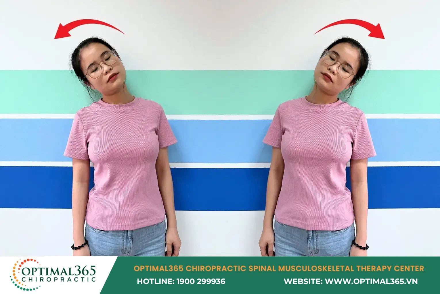 Head tilt exercise improves cervical spine muscle and nerve groups