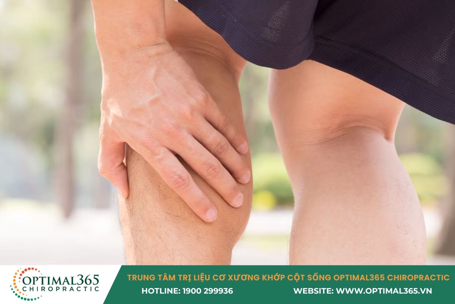 Chuột rút bắp chân là hiện tượng các nhóm cơ sau cẳng chân bị co thắt đột ngột