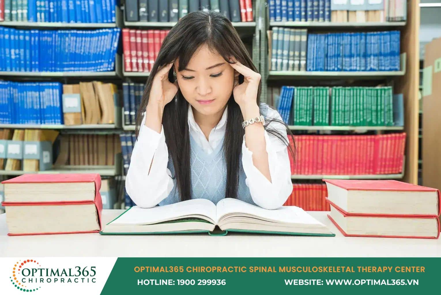 Stress from schoolwork and relationships can cause headaches in children.